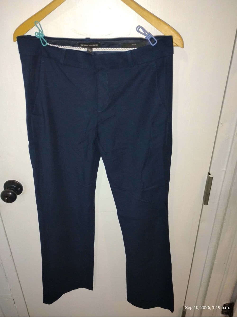 Banana Republic Navy Boot Cut Pants